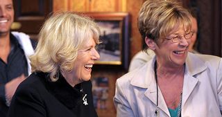 Anne met the Duchess of Cornwall on set in the Rovers during the 50th anniversary celebrations in 2010
