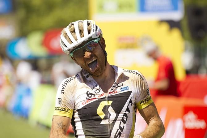 Florian Vogel of Scott Swisspowere after stage 4