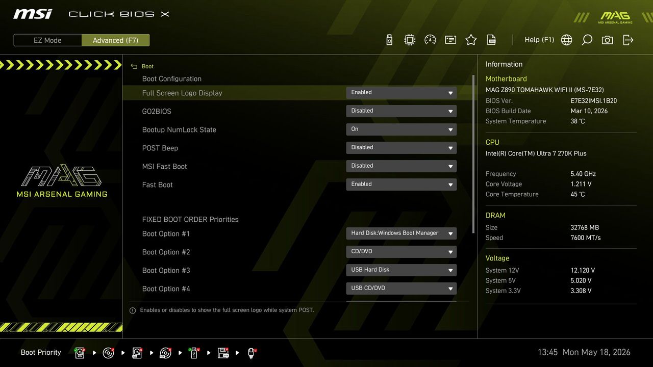 MSI MAG Z890 Tomahawk Wifi II