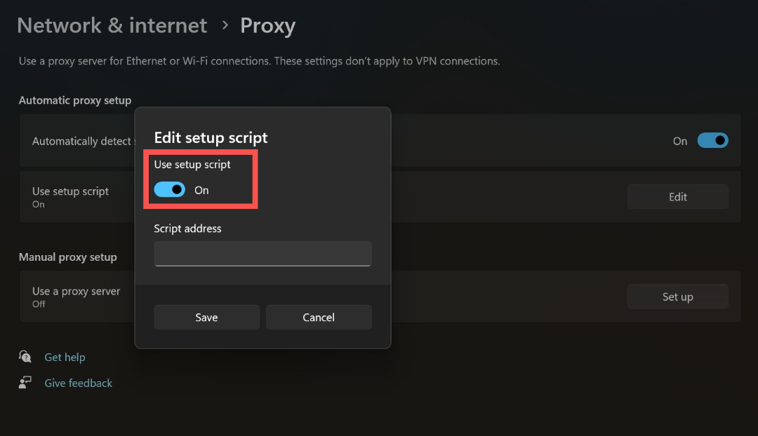 How to set up a proxy server