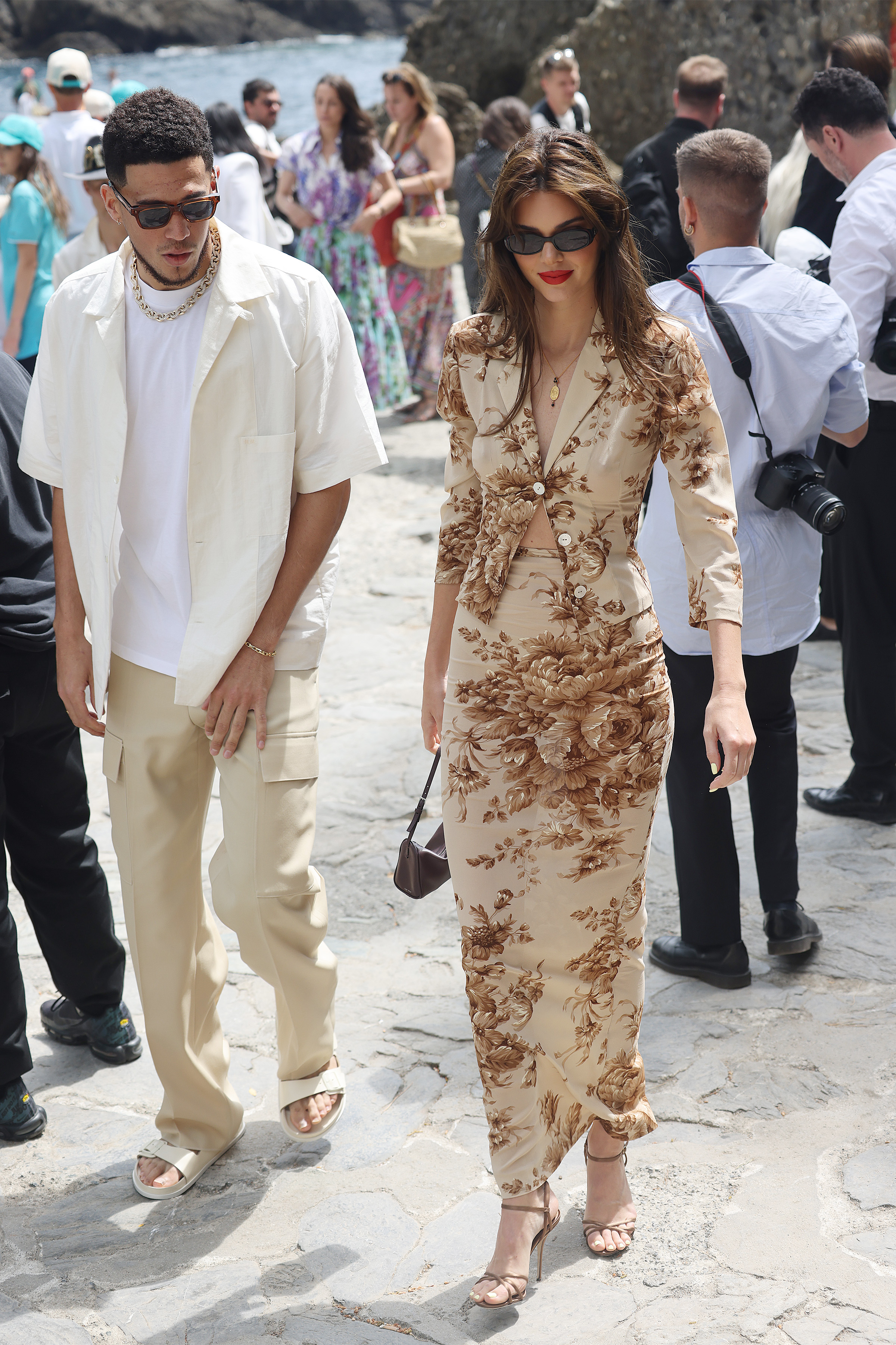 Kendall Jenner attends a wedding