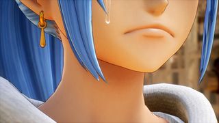Princess Vivi cries in screenshot from One Piece Odyssey.