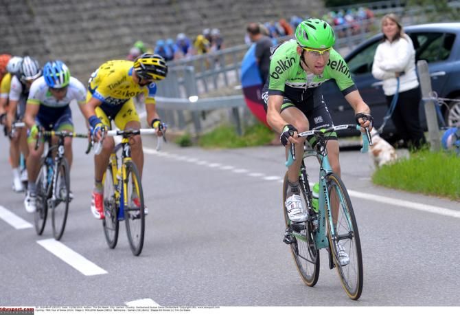 Bauke Mollema (Belkin) launches an attack