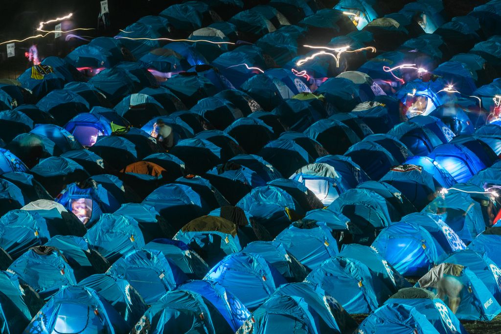 The hundreds of Cape Epic tents for the riders