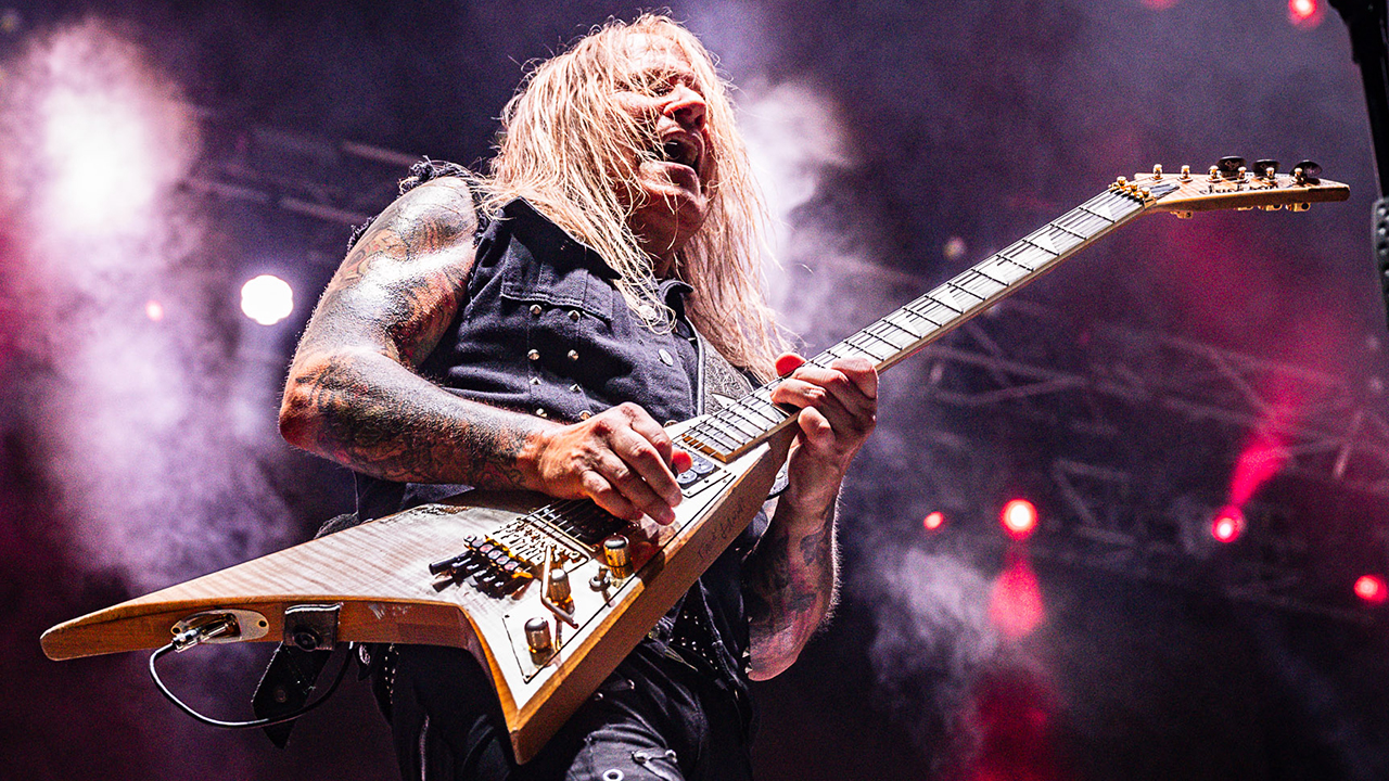 Chris Caffery on stage