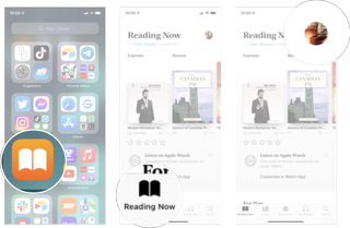 Unhiding Books In Books In iOS 15: Launch the Books app, tap reading now, and then tap the account.
