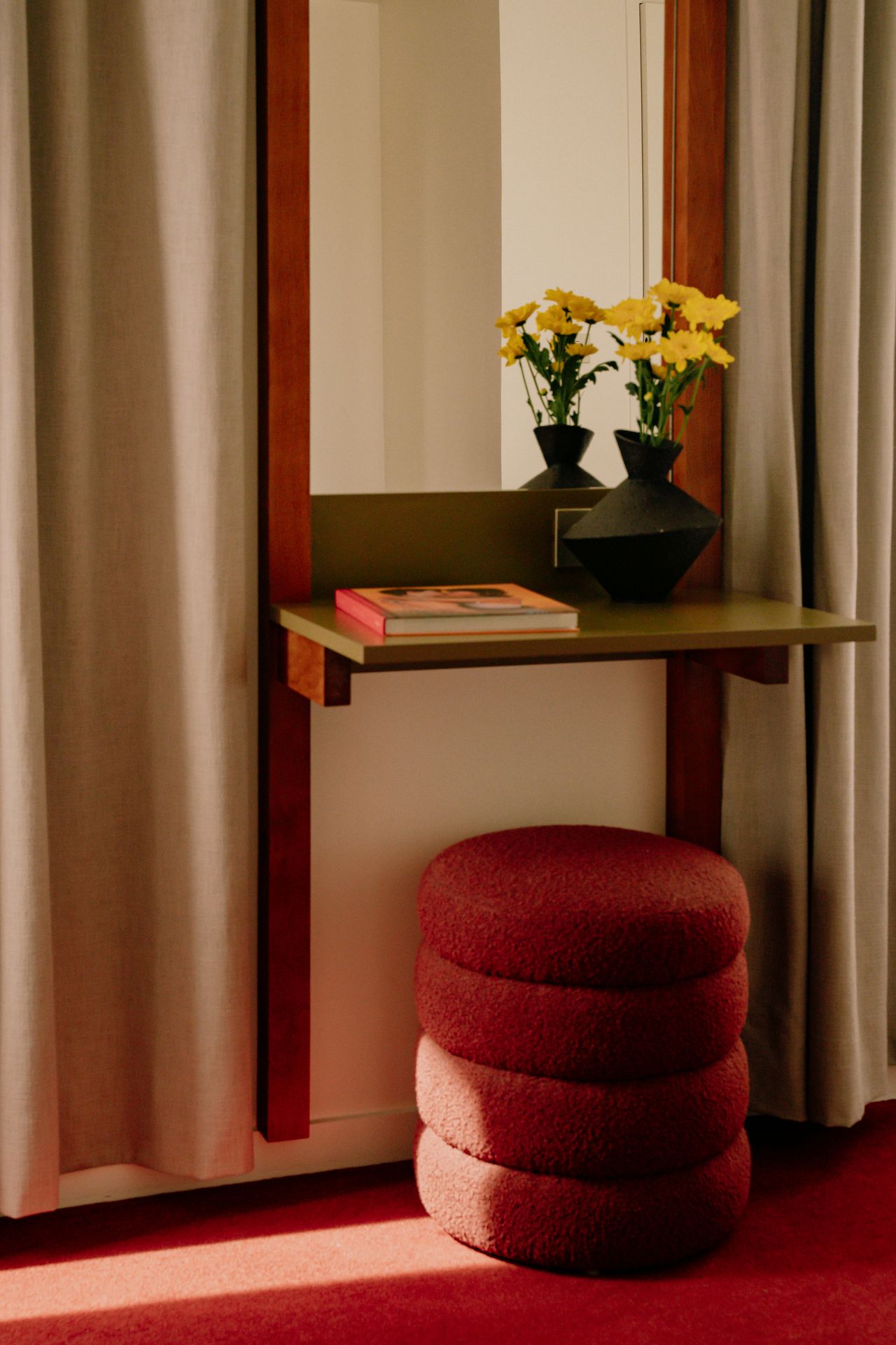 A quirkily decorated hotel with nods to 1970s and 1980s design.