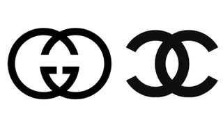 Similar logos Gucci vs Chanel