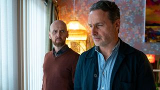 Tommy (Ewen Bremner) looks at John (Andrew Lincoln) in Coldwater episode 1 recap