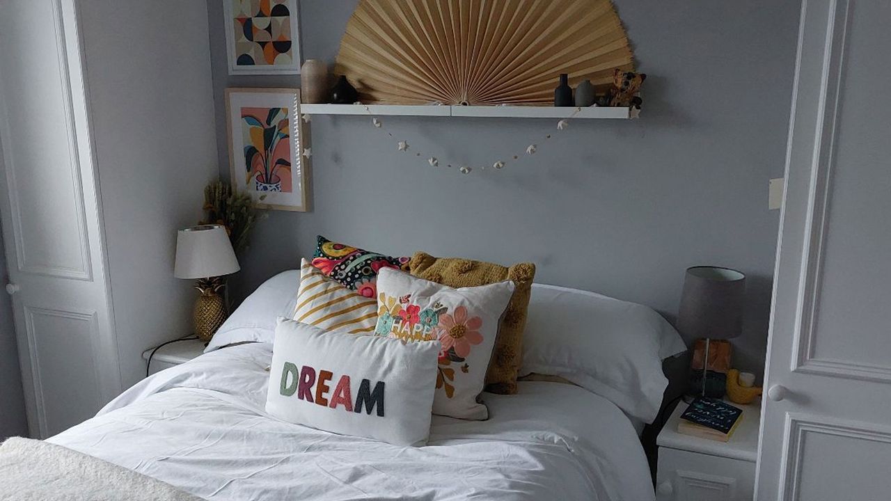 bed in millie&#039;s bedroom