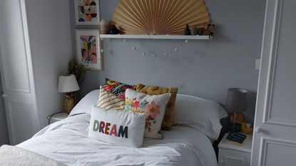 bed in millie's bedroom
