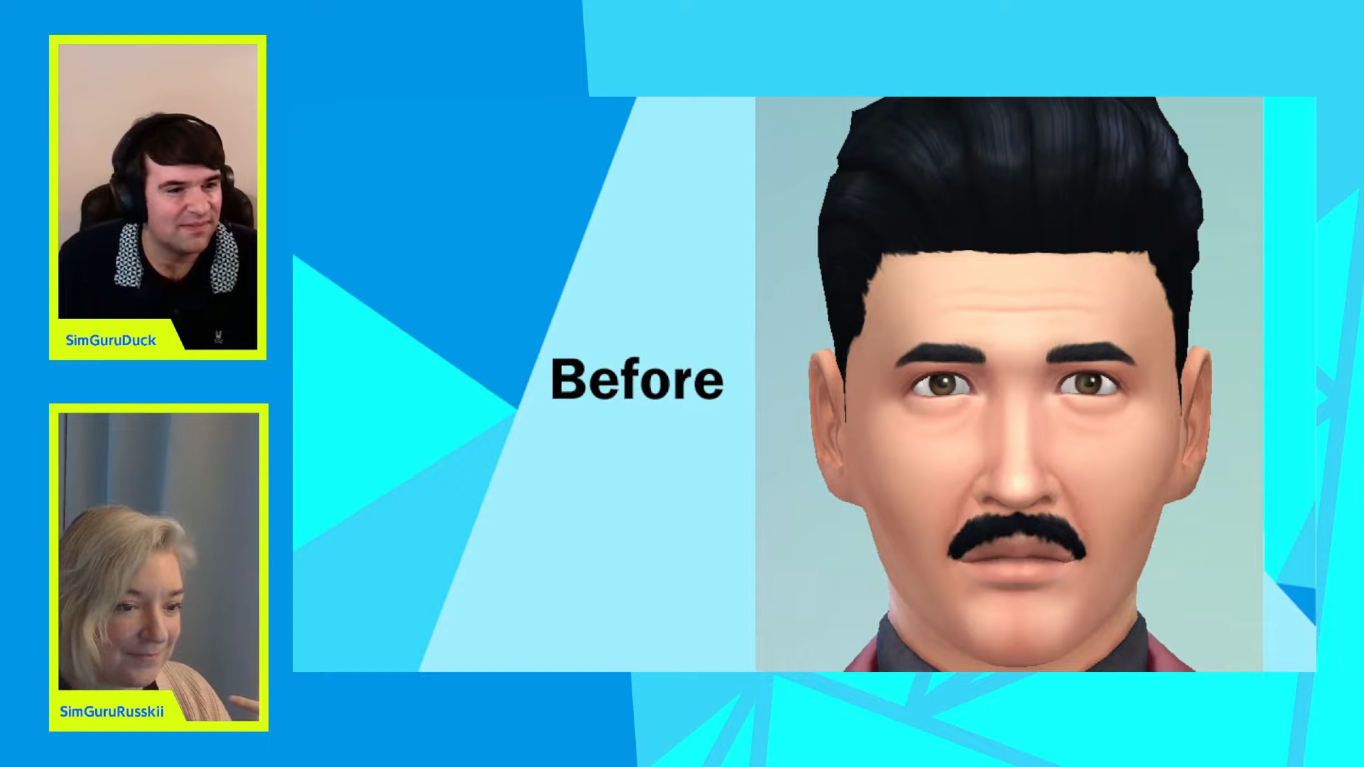 Mortimer Goth's current appearance in The Sims 4