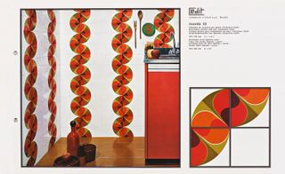 Bob Noorda's tile design for Cedit, from the company's 1971 catalogue