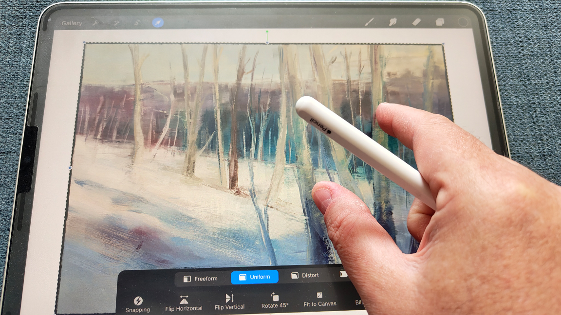How to trace in Procreate