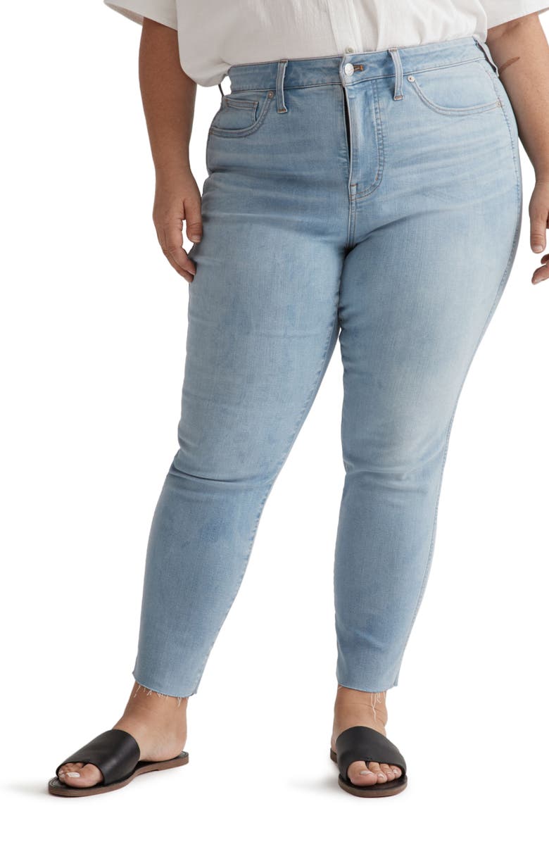 10-Inch High Waist Skinny Crop Jeans