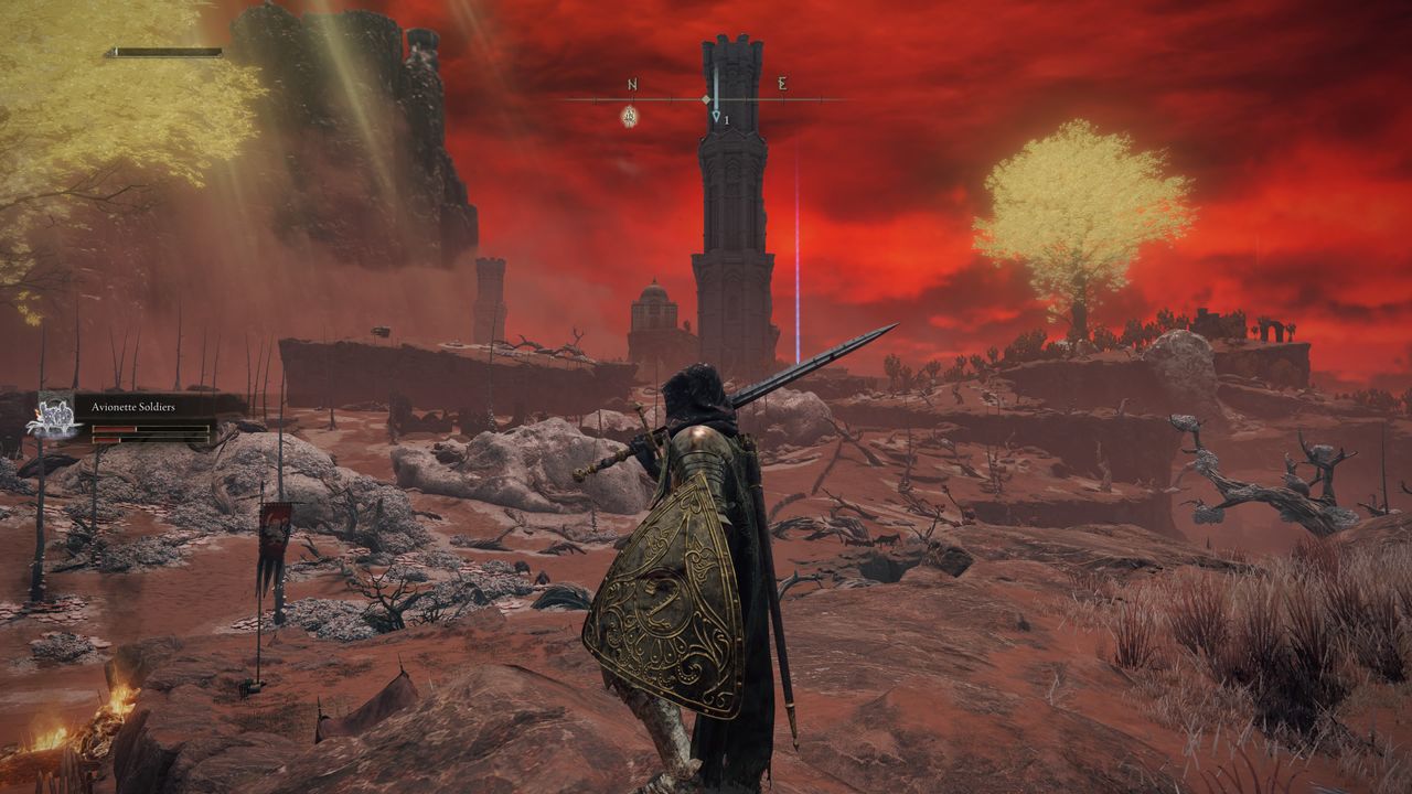 red sky in Elden Ring