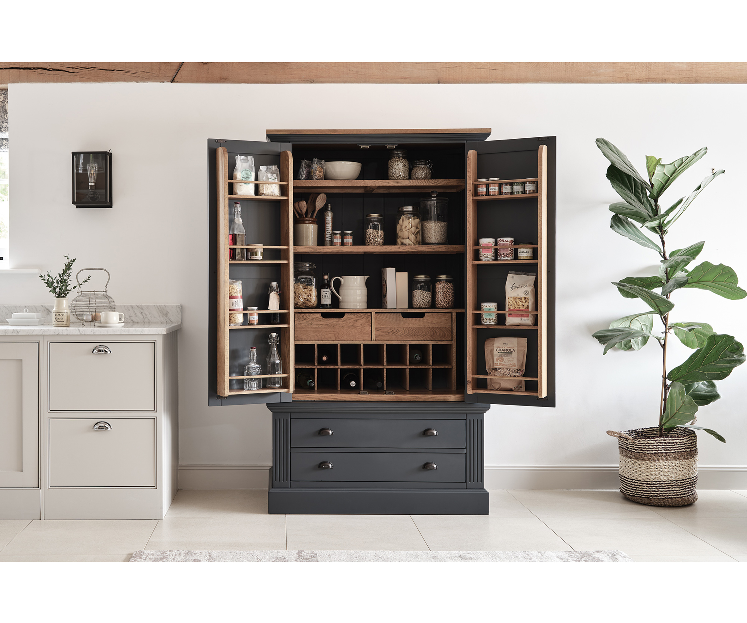 freestanding kitchen larder unit