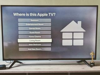 Apple TV 4K set-up interface