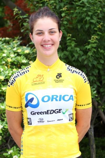 Race leader Melissa Hoskins (Orica - AIS presented by GreenEdge)