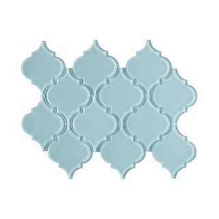 Arabesque tiles in Azure colorway