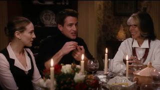 Sarah Jessica Parker, Dermot Mulroney, and Diane Keaton in The Family Stone