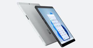 Surface Pro X 2021 back and front