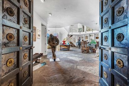 View of Private Gallery For Sale: This striking home doubles as a private art ...