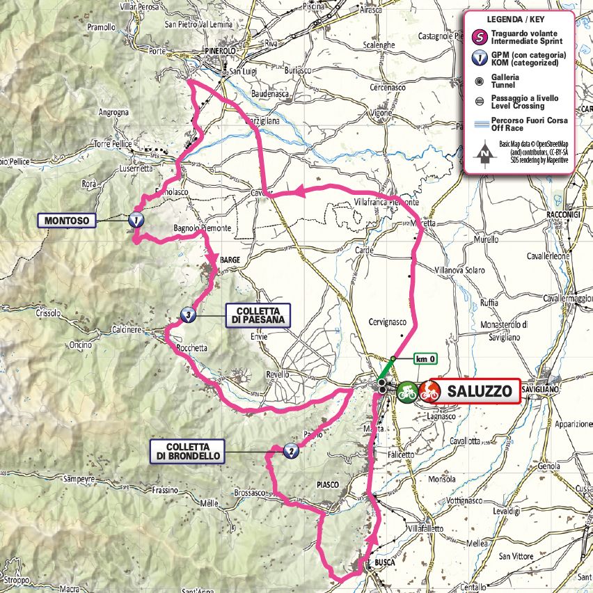 2026 Giro d'Italia Women route information