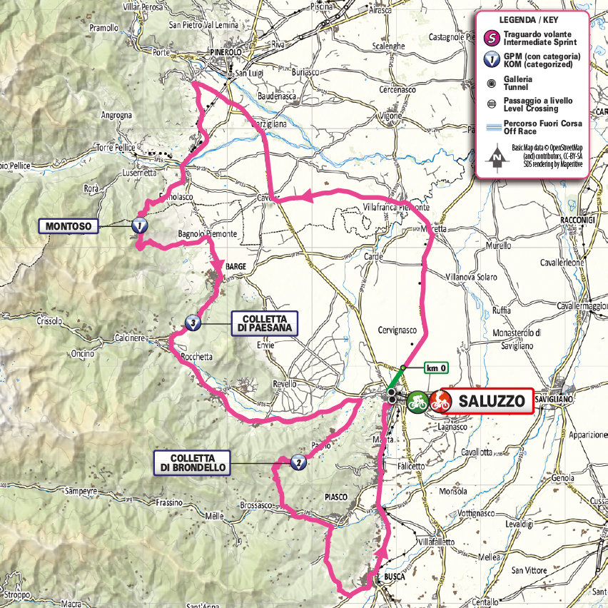 2026 Giro d'Italia Women route information