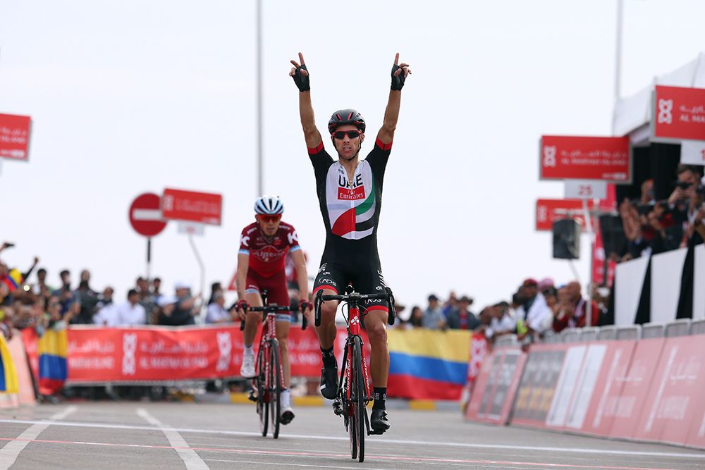Rui Costa (UAE Emirates) wins stage 3 of the Abu Dhabi Tour