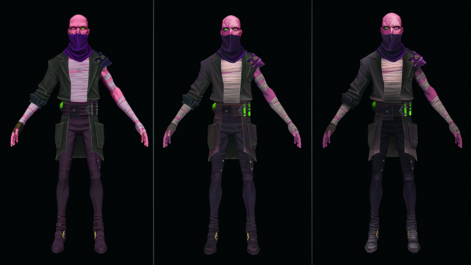 An image from a tutorial showing how to make Singed from Arcane into a 3D model