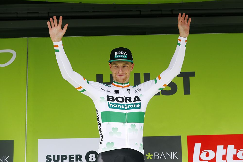 Sam Bennett (Bora-Hansgrohe) wins stage 1 at BinckBank Tour
