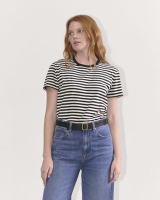 The Box-Cut Tee in Essential Cotton