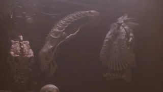 A screenshot of a movie Easter egg from Predator 2