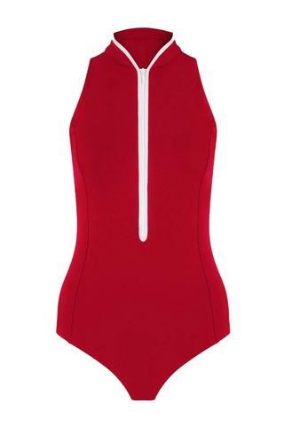 Katya Upf 50+ Swim - Red/white