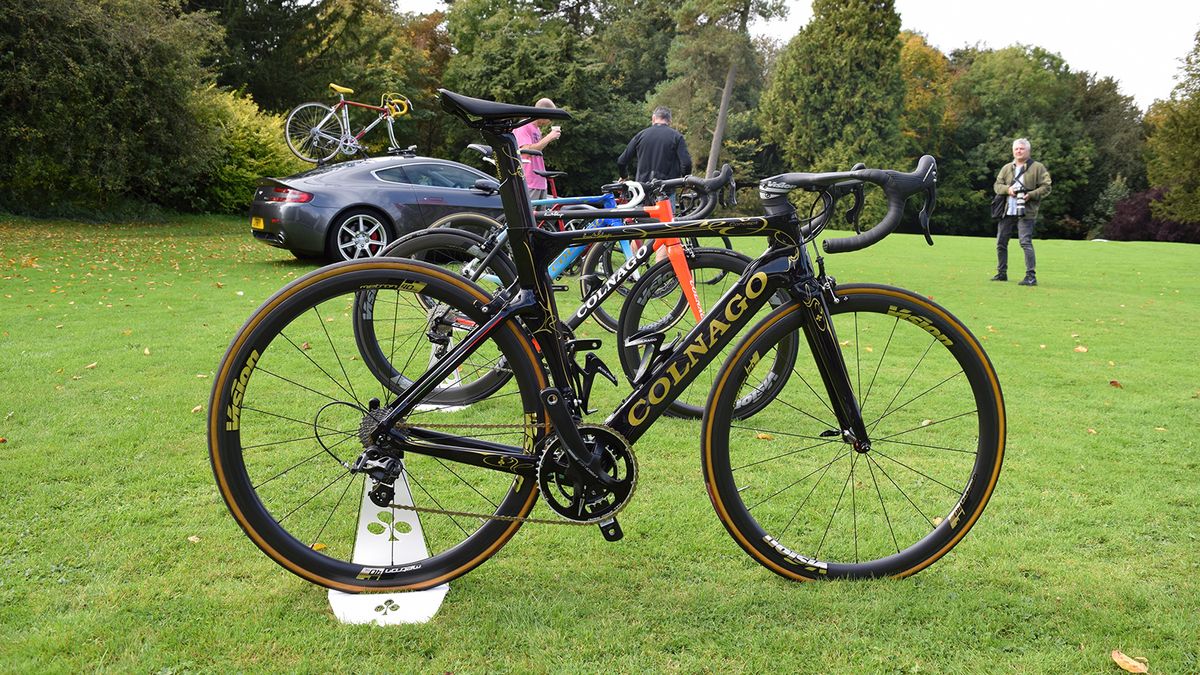 A specially painted Colnago Concept
