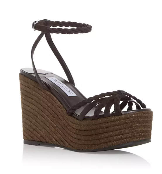 Jimmy Choo, Dree 100 Espadrille Wedge Sandals