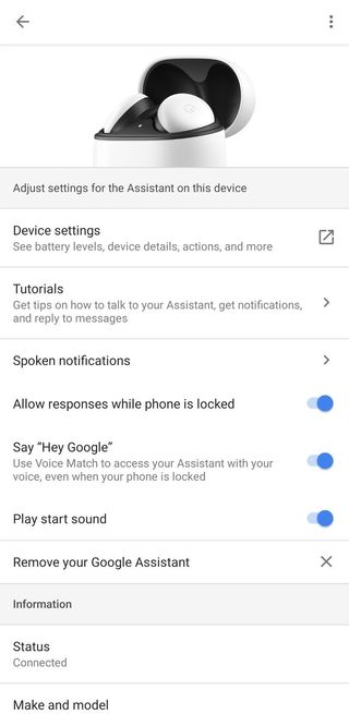 Google Pixel Buds app