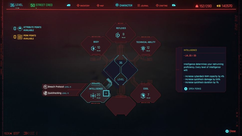 Cyberpunk 2077 Level Cap and Street Cred guide TechRadar