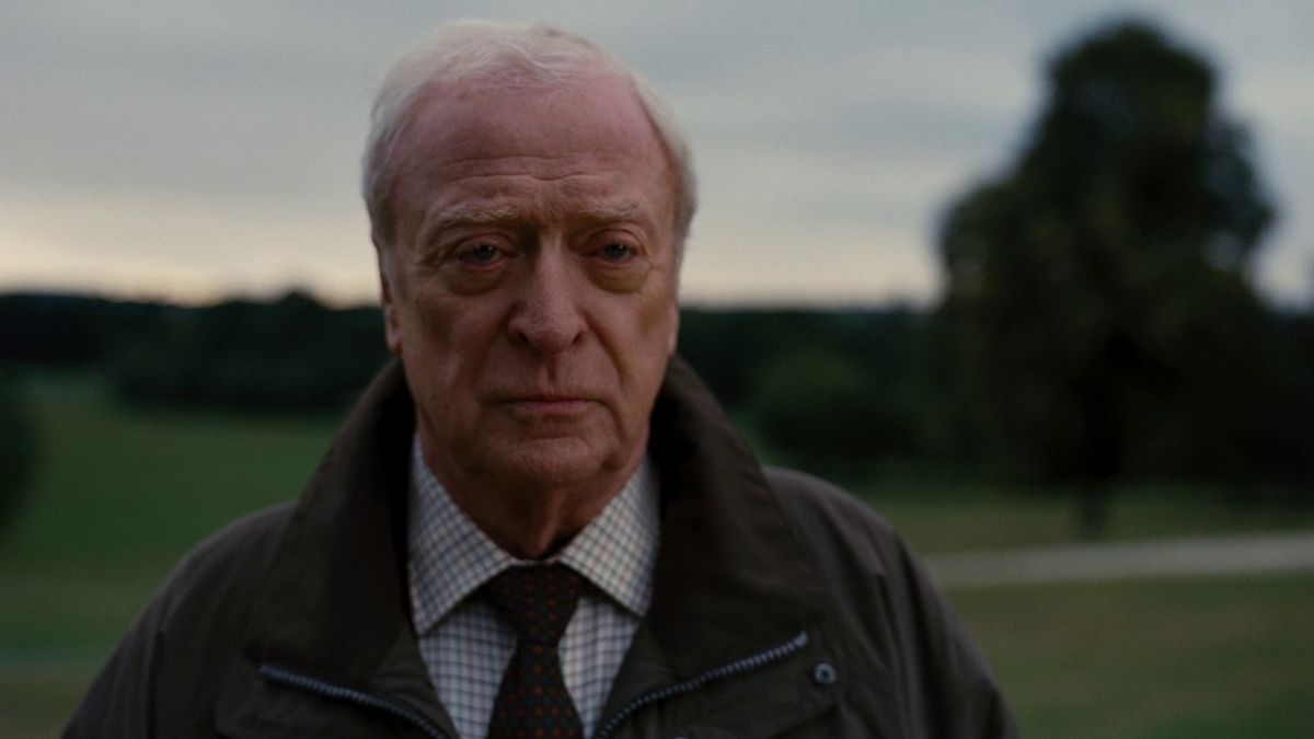 Michael Caine as Alfred Pennyworth in Dark Knight Rises