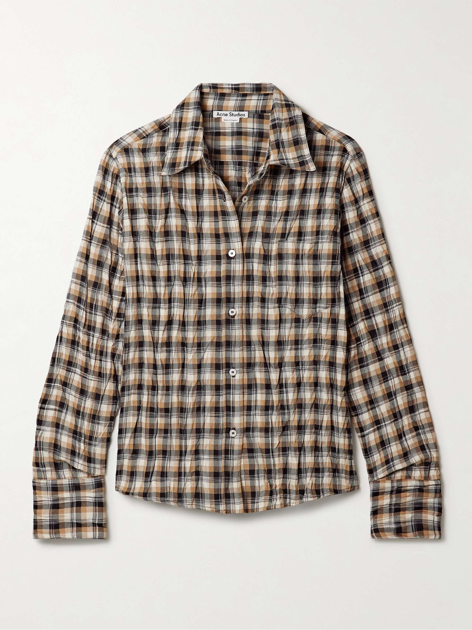 Check wrinkles number two shirt