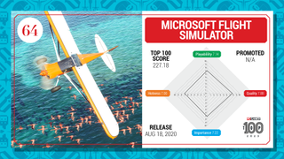Microsoft Flight Simulator top 100 card (2023)