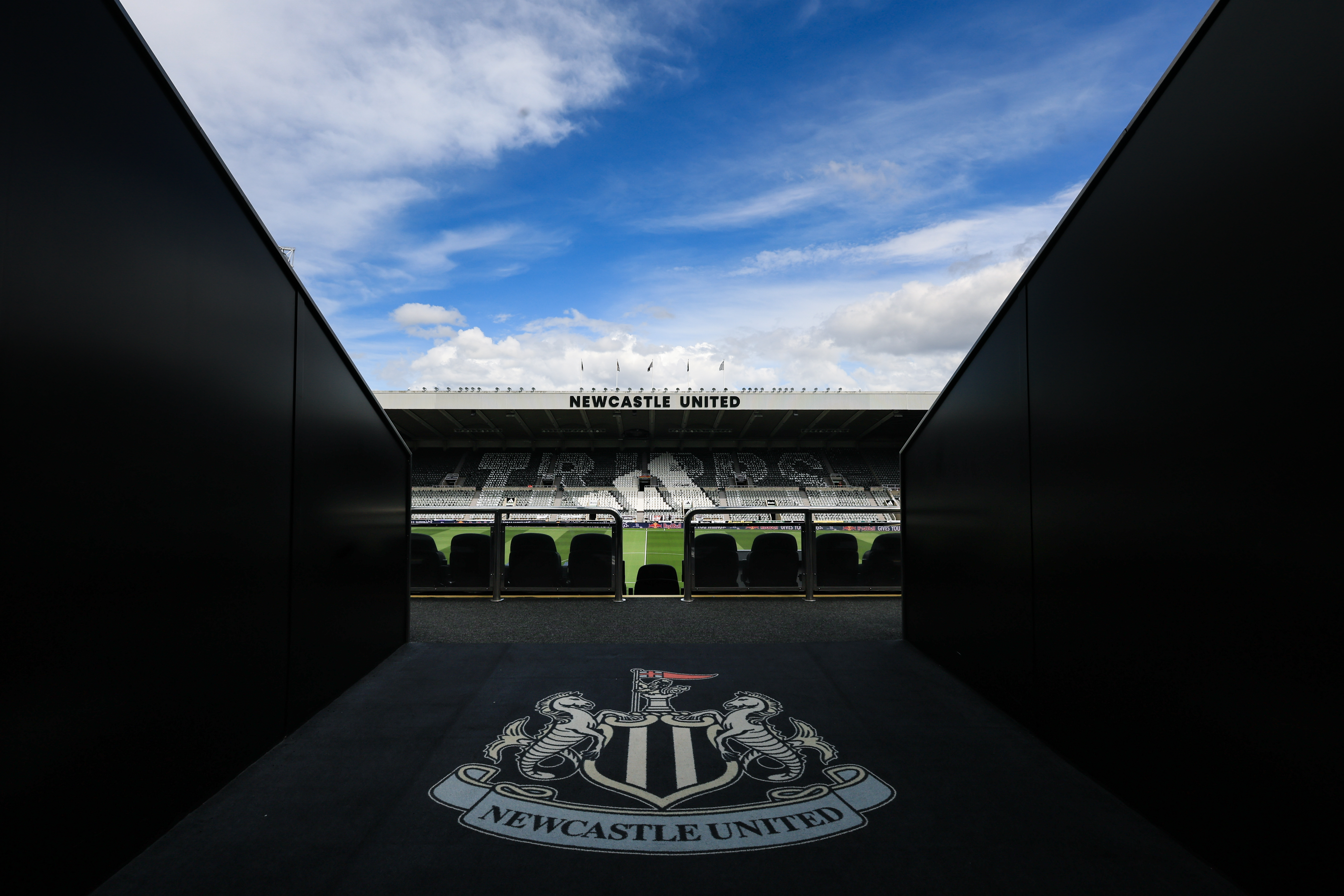 NEWCASTLE UPON TYNE, ENGLAND - MAY 17: The Premier League match between Newcastle United and West Ham United at St James' Park on May 17, 2026 in Newcastle upon Tyne, England. (Photo by Michelle Mercer/Newcastle United via Getty Images)
