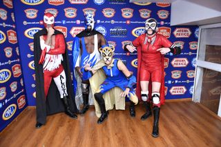 The ALOTO team in their wrestling attire!