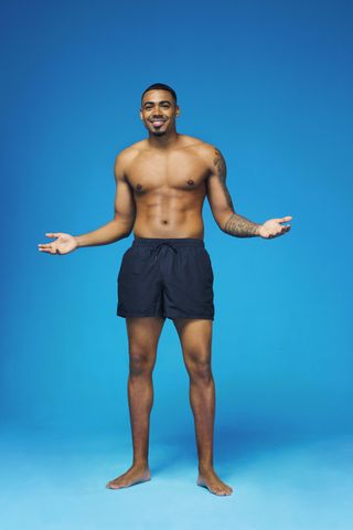 Tyrique Hyde full body shot for Love Island 2023