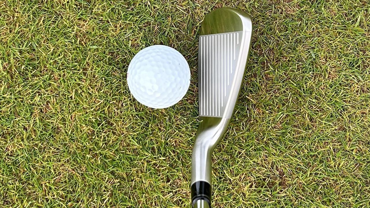 Photo of the Wilson 2025 Dynapwr 8 Iron at address