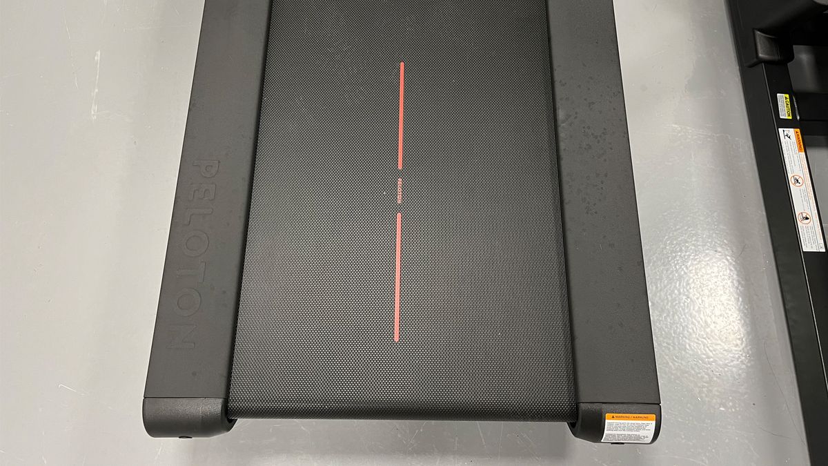 Peloton Tread review: Image of treadmill during tesing