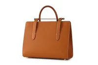 THE STRATHBERRY MIDI TOTE TAN BRIDLE LEATHER, £545 at Strathberry