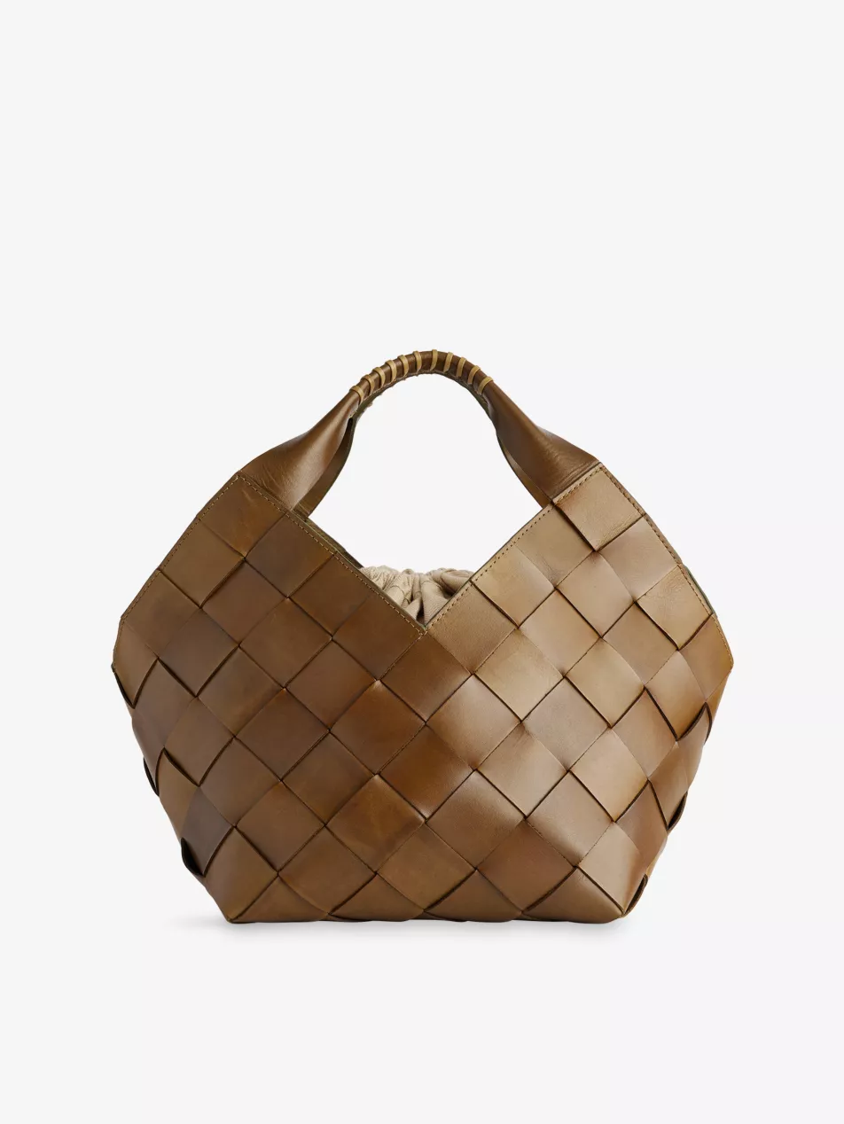 Dragon Diffusion Egola woven leather tote