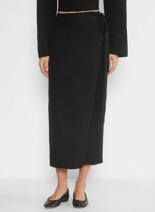 Aritzia The Group Knoll Merino Wool Skirt